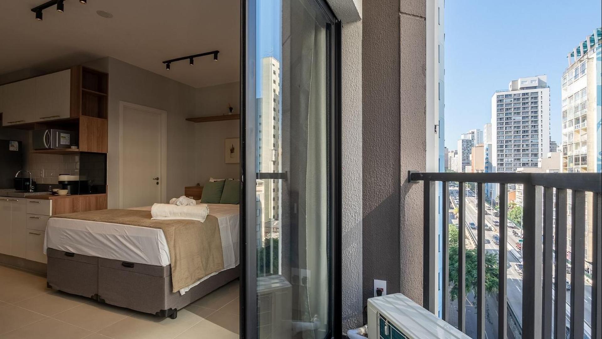 Modernos E Luxuosos Na Buarque Com Piscina No Rooftop *